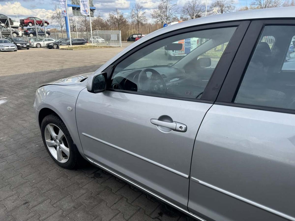 Mazda 3 BK original T&uuml;r vorn links Silber 4-T&uuml;rer Limousine Rohbau Bj.2004